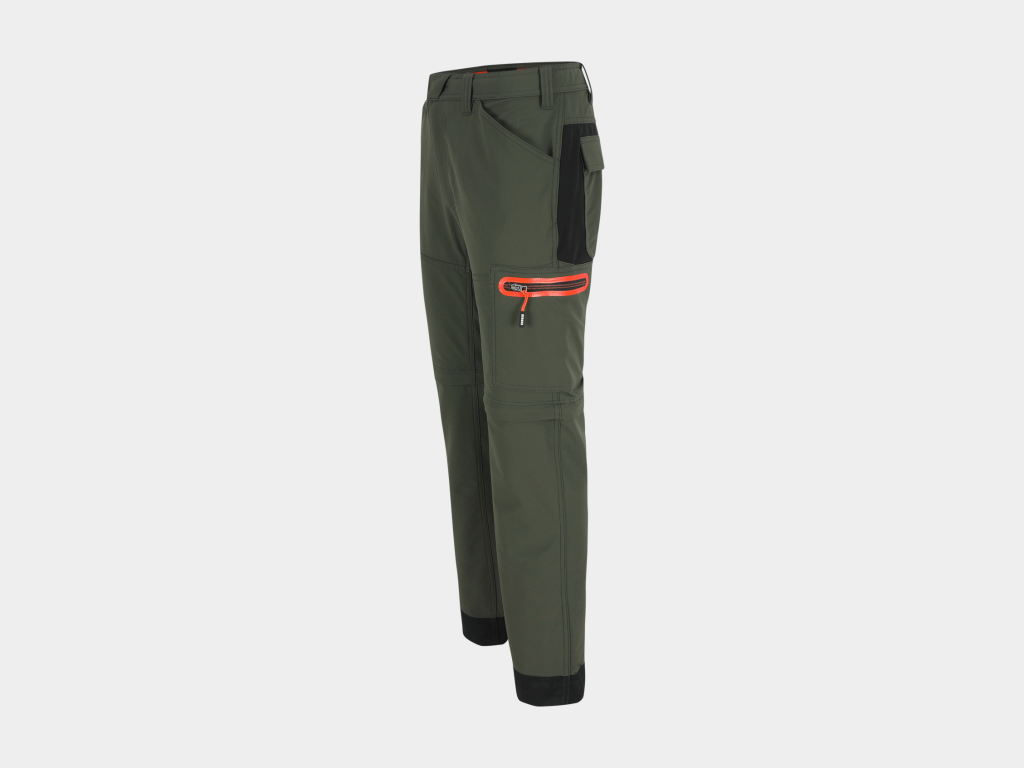 Herock - PANTALÓN TORNADO - 46 CAQUI OSCURO 91% poliamida - 9% elastano 205 g/m² - Elástico en 4 direcciones: 93% poliamida - 7% elastano - Refuerzo: 100% poliamida - Imagen 3