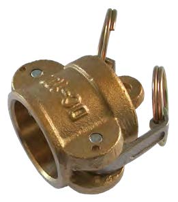 COPLASVA - RACOR CAMLOCK BRONCE TIPO DC ø4"