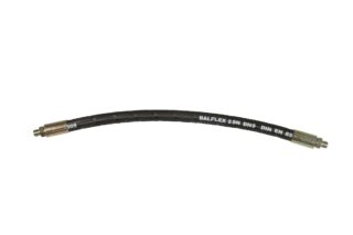 FAHERMA - Racor flexible con doble trenza de acero y boquilla TF-8 3000 mm