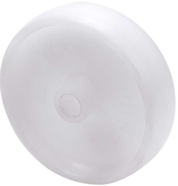 ALEX - RUEDA I50-10-20 PLASTICO BLANCO EJE LISO