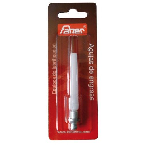 FAHERMA - Aguja de engrase en inoxidable L-38 mm galga 16