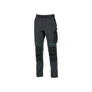 U-POWER - PANTALON U-POWER ATOM Asphalt Grey/Green                 T-M