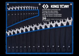 KING TONY - Estuche de Llaves Combinadas ultra ligeras 6-32mm - 26 Pzas