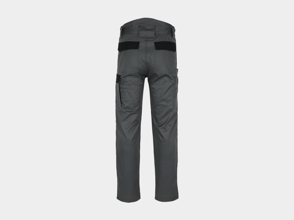 Herock - PANTALÓN AXO -36 GRIS ANTRACITA/NEGRO 65% poliéster - 32% algodón - 3% elastano - 230 g/m², repelente al agua - Imagen 4