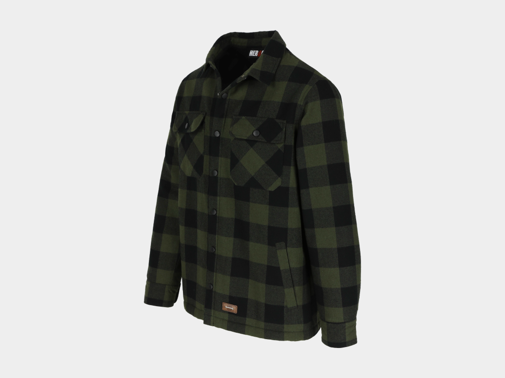 Herock - CHAQUETA PURO - S CAQUI/NEGRO 60% algodón - 40% poliéster 145 g/m² interior: 100% poliéster Sherpa 300 g/m² Tejido de refuerzo: 51,4% poliéster Cordura® - 48,6% poliéster Sorona® - Imagen 2