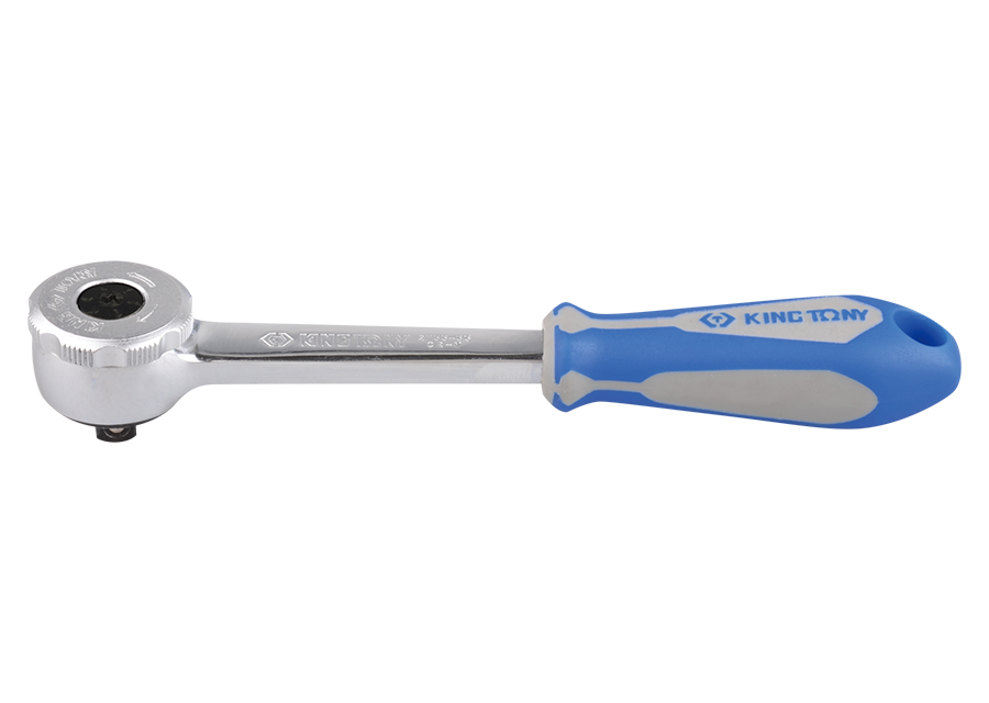 KING TONY - Carraca 1/4" cabeza redonda 72 Dientes