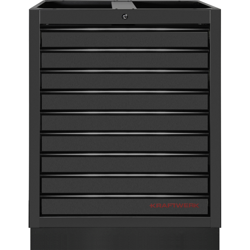 KRAFTWERK - Mueble bajo 9 cajones BLK