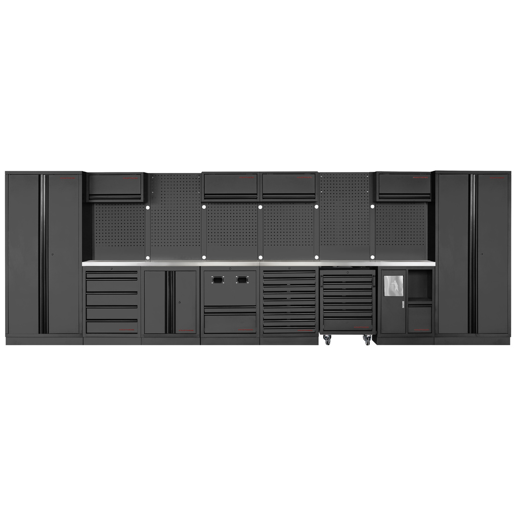 KRAFTWERK - MOBILIO BLK Mueble modular 8 elementos, Acero inoxidable