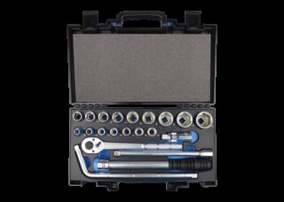 KING TONY - Caja de vasos 1/2" con accesorios - 21piezas