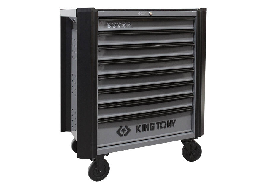 KING TONY - Carro 8 cajones serie bumper - Gris