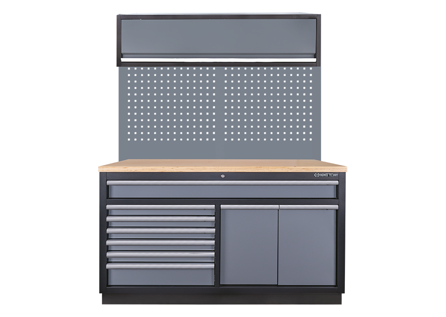 KING TONY - Mobiliario de taller individual - color gris