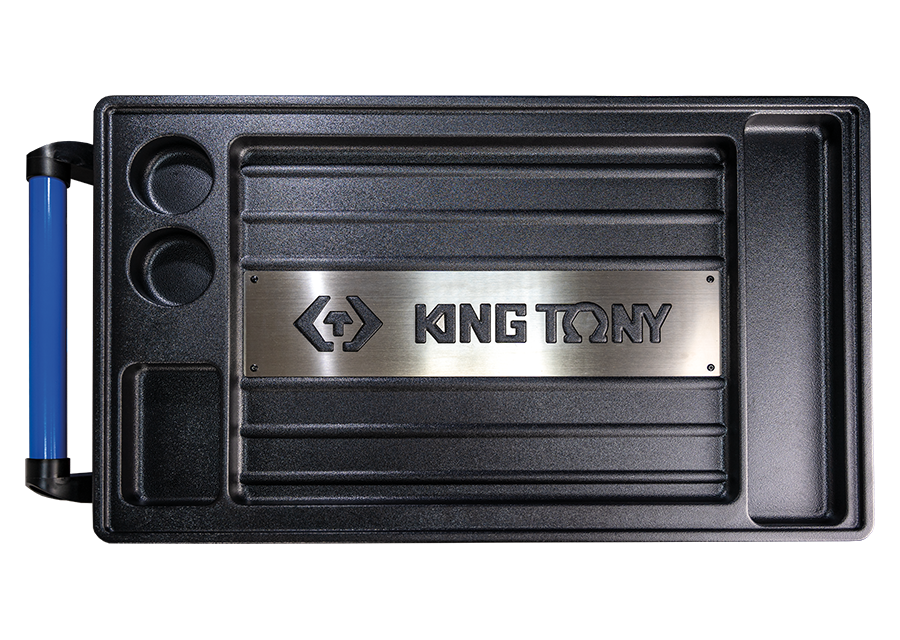 KING TONY - Carro taller 6 cajones - Azul - Imagen 3