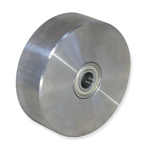 GAYNER - Rueda d.080 acero mecanizado 080 AMB6