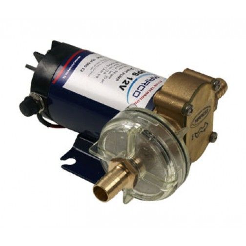 FAHERMA - Bomba trasvase de engranajes a batería 12 v, 15 l/min.