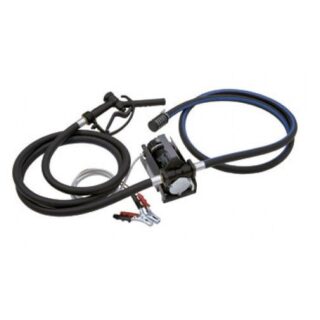 FAHERMA - Bomba trasvase gasoil a batería 12 v 35 l con accesorios