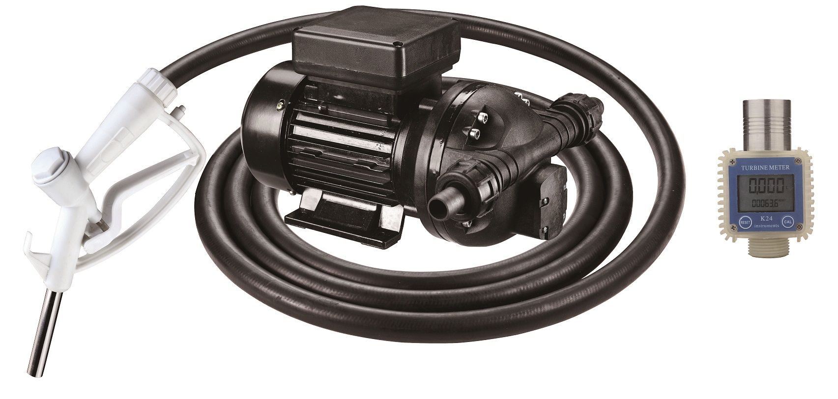 FAHERMA - Bomba trasvase urea-adblue eléctrica con contador 220 v 35 l con accesori