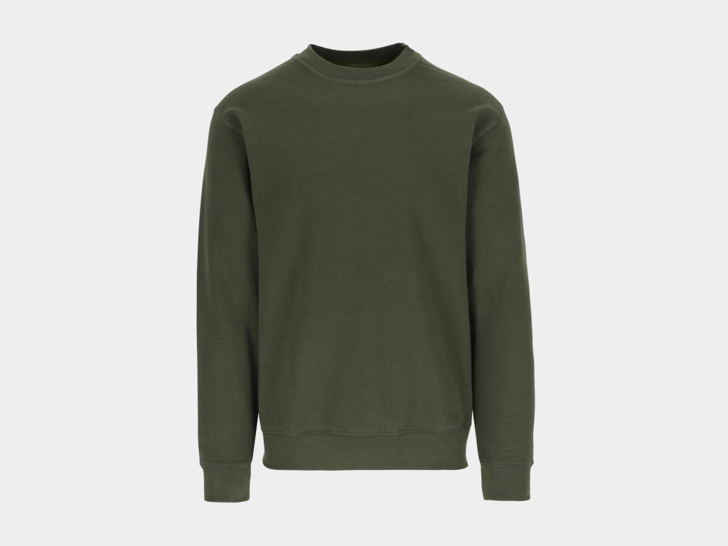 Herock - SUDADERA VIDAR - XL CAQUI OSCURO Jersey preencogido 80% algodón - 20% poliéster 280 g/m²