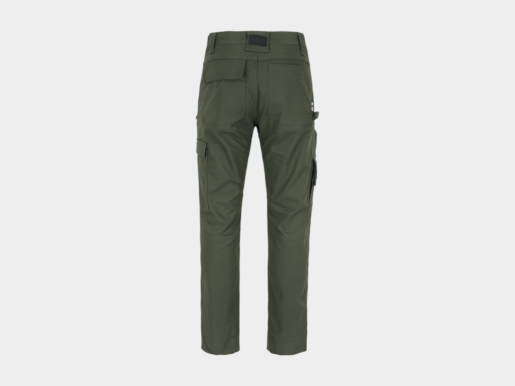 Herock - PANTALÓN TOREX - 36 CAQUI OSCURO/NEGRO 47% algodón - 31% poliéster - 22% T400 Lycra® Coolmax® 240 g/m² - Elástico 4 direcciones: 93% poliamida - 7% elastano - Imagen 4