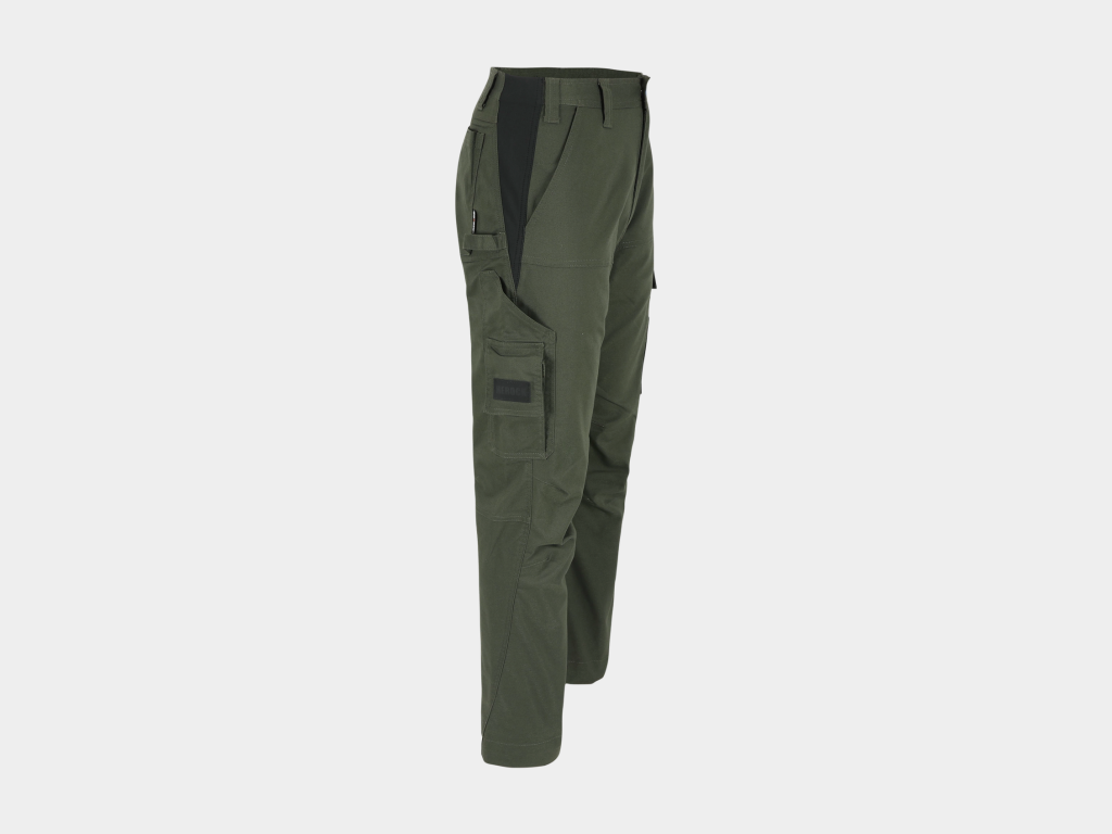Herock - PANTALÓN TOREX - 36 CAQUI OSCURO/NEGRO 47% algodón - 31% poliéster - 22% T400 Lycra® Coolmax® 240 g/m² - Elástico 4 direcciones: 93% poliamida - 7% elastano - Imagen 2