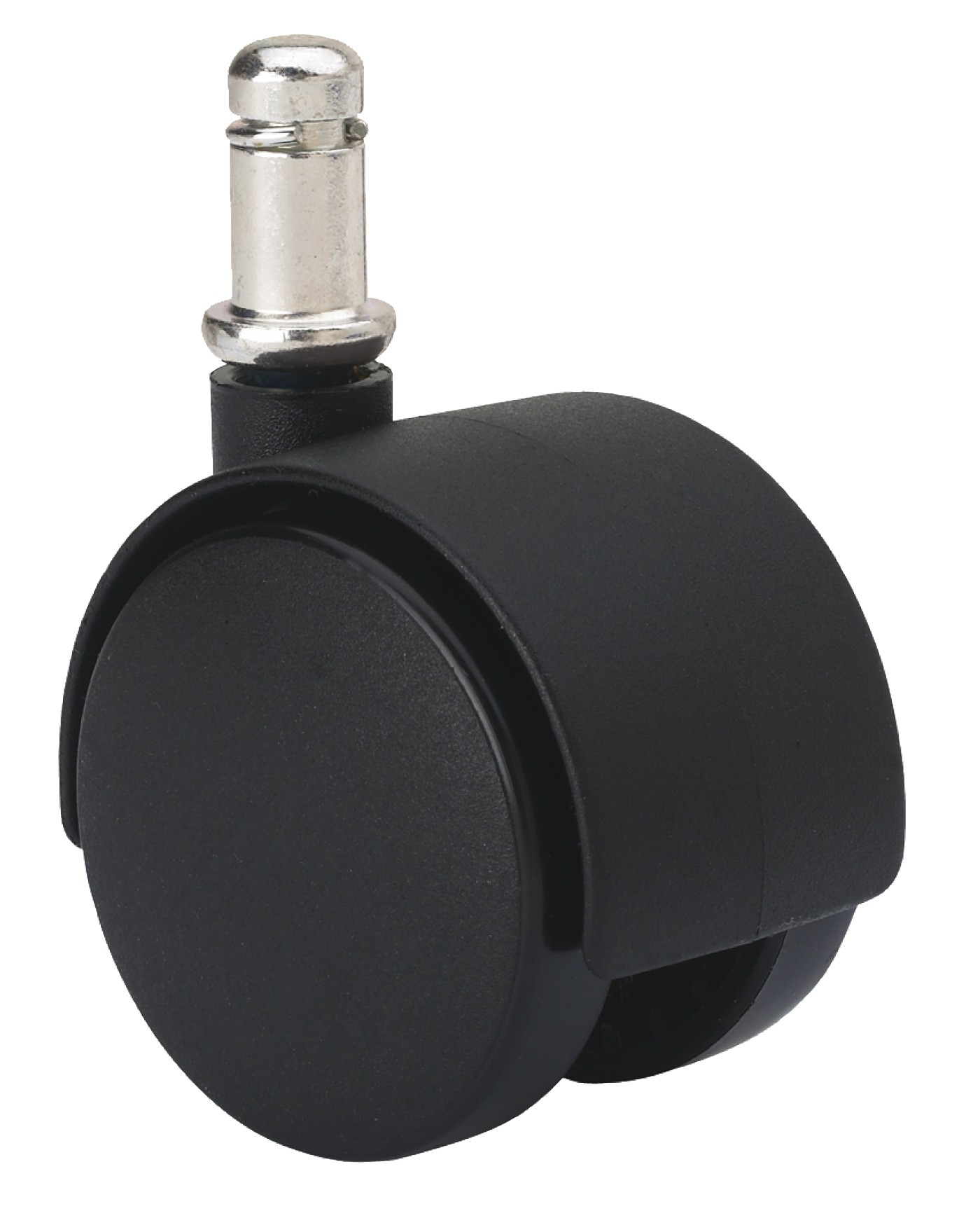 ALEX - RUEDA GIRATORIA.ESPIGA LISA M11x22 420-050-11 NYLON NEGRO EJE LISO