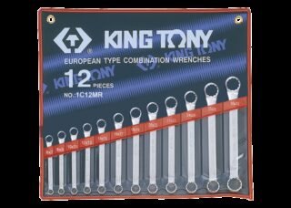 KING TONY - Juego de Llaves de estrella planas - 12 Pzas