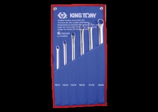 KING TONY - Juego de Llaves de estrella planas - 6 pzas