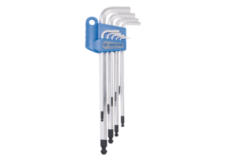 KING TONY - Juego Llaves Allen extra largas BALL POINT 1.5-10mm - 9 Pzas