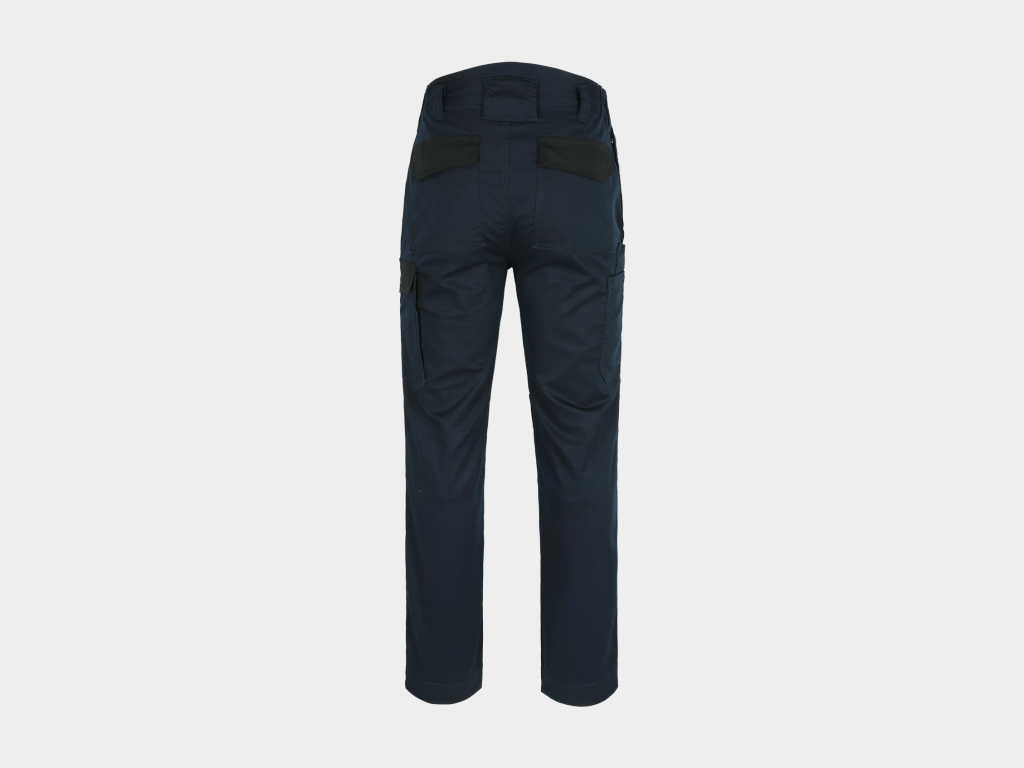 Herock - PANTALÓN AXO -36 AZUL MARINO/NEGRO 65% poliéster - 32% algodón - 3% elastano - 230 g/m², repelente al agua - Imagen 4