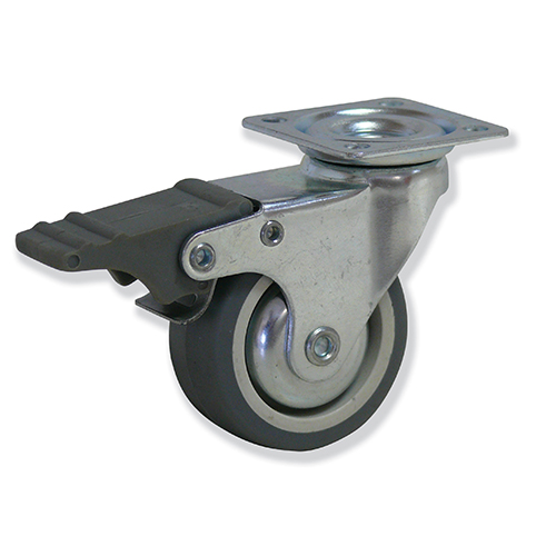 GAYNER - Rotante girt d.050 Caucho con freno BPG1 050 PCL1-FD