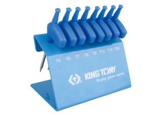 KING TONY - Juego Llaves Allen en L  - 8 piezas