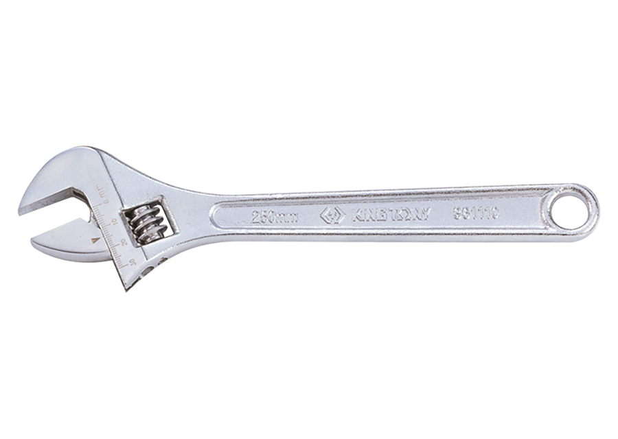 KING TONY - Llave Ajustable Cromada 250mm