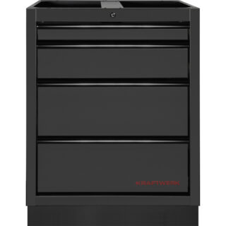 KRAFTWERK - MOBILIO cajonera, 4 cajones BLK