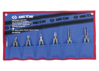 KING TONY - Juego de 7 alicates de precisión