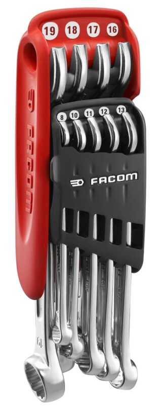 FACOM - FACOM JUEGO 9 LLAVES MIXTAS MM EN SOPORTE