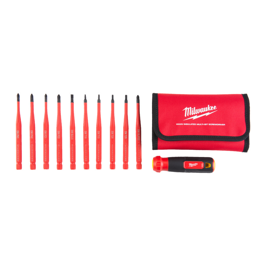 MILWAUKEE - Destornillador portapuntas aislado 10 en 1