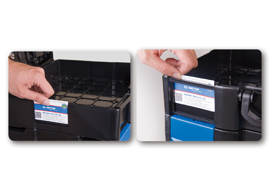 KING TONY - Caja de almacenamiento modulable ABS 456x372x115mm - Imagen 2