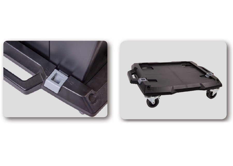 KING TONY - Soporte con ruedas para caja modulable - Imagen 2