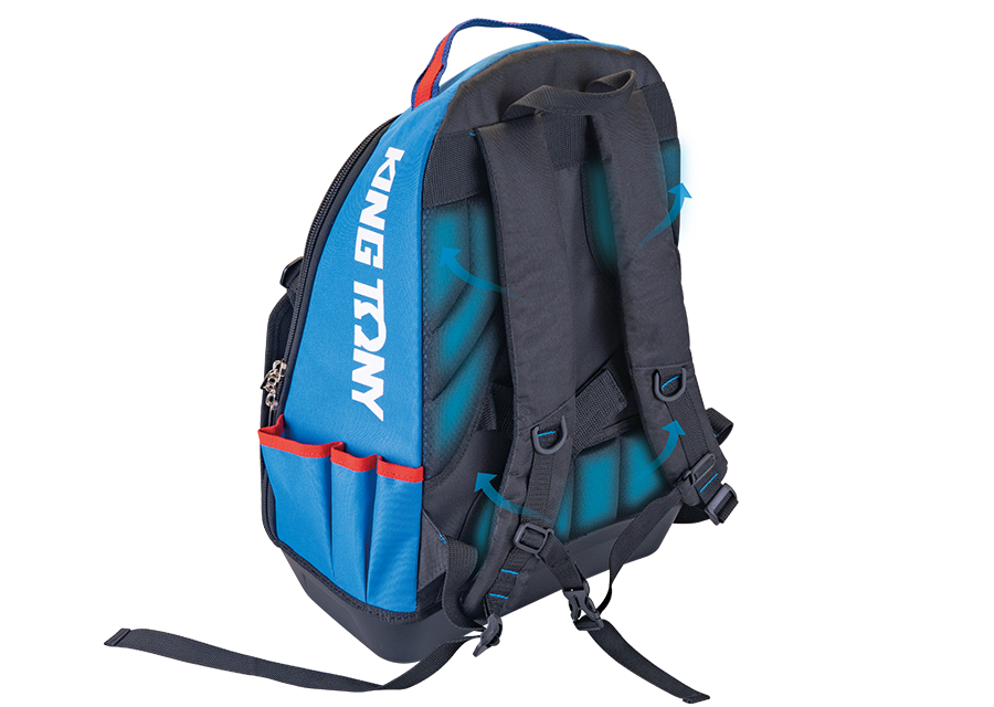 KING TONY - Mochila de herramientas 490x350x210mm - Imagen 10