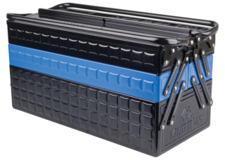 KING TONY - Caja de herramientas XL 530x220x260mm - Azul y negro