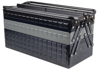 KING TONY - Caja de herramientas XL 530x220x260mm - Gris y negro