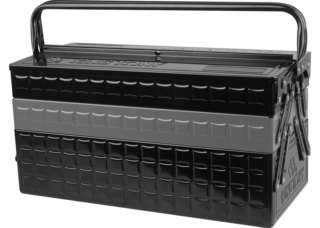 KING TONY - Caja de herramientas 470x220x260mm - Gris y negro