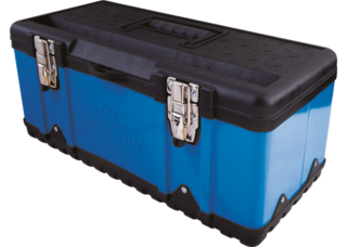 KING TONY - Caja de herramientas vacía de plástico reforzado 470x238x203mm