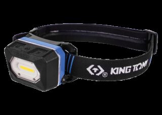 KING TONY - Linterna frontal recargable LED 4W 400 Lm
