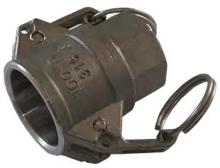 COPLASVA - RACOR CAMLOCK INOXIDABLE TIPO D ø4"