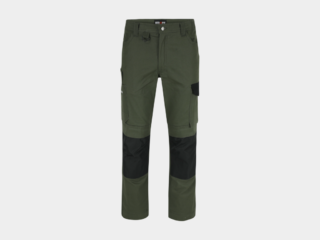 Herock - PANTALÓN DERO - 42 CAQUI OSCURO  98% algodón - 2% elastano 275 g/m² - Tejido de refuerzo: 100% poliéster Oxford 600D Repelente al agua