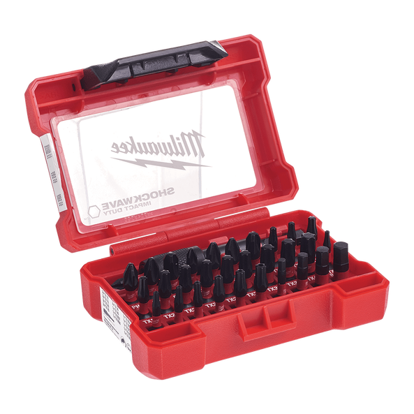 MILWAUKEE - Estuche de 32 puntas Shockwave