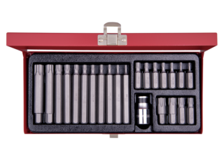 KING TONY - Cofre de Puntas Hexagonales y TORX® - 23 piezas