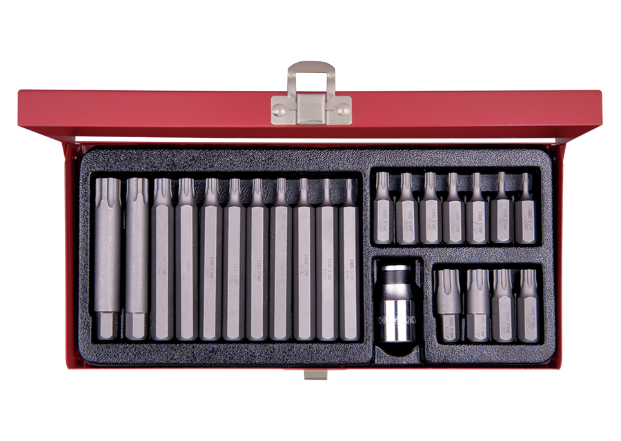 KING TONY - Cofre de Puntas Hexagonales y TORX® - 23 piezas