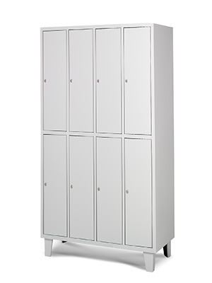 TAQUILLAS - TAQUILLA PARA VESTUARIO METALICA 4 CUERPO 8 PUERTAS