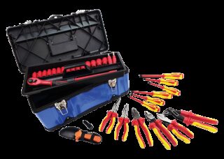 KING TONY - Caja de herramientas VDE vehículos híbridos y eléctrico - 34 piezas